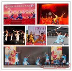 武術(shù)表演、傳統(tǒng)、時(shí)尚、集體、十八班、氣功